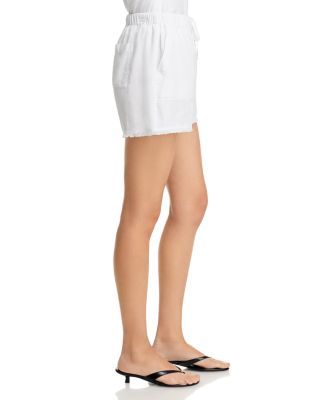 Chambray Tie Waist Shorts - Exclusive