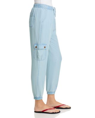 Chambray Joggers - Exclusive