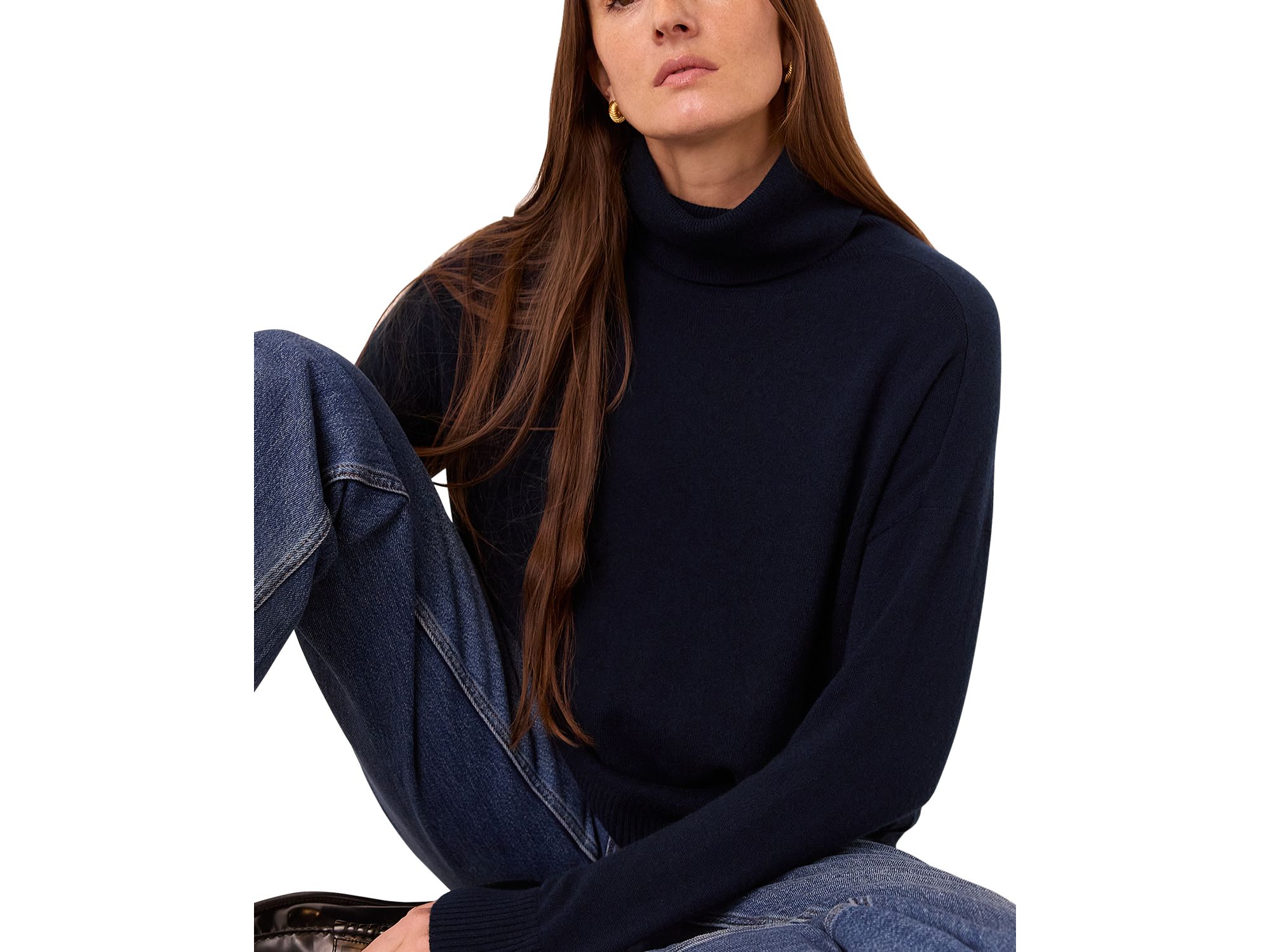 Cashmere Roll Neck Sweater — Image 4