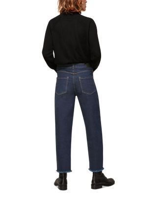 Stretch Barrel Jeans in Dark Denim