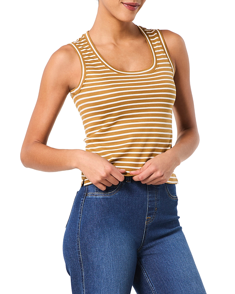Spanx Cool Cotton Striped Tank Top