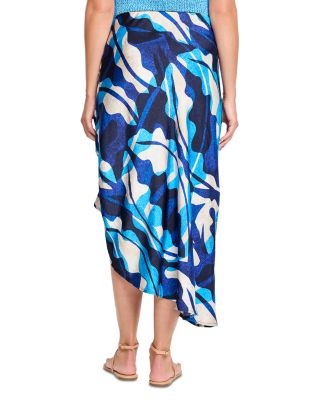 Aqua Surf Side Ruched Skirt