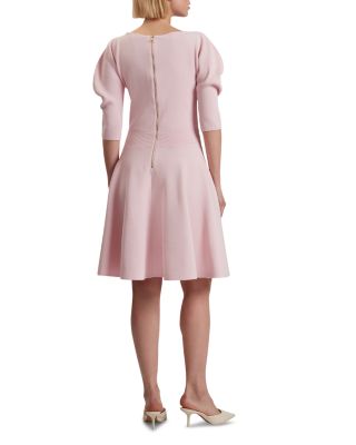 Jescka Sculptured Knit Skater Dress