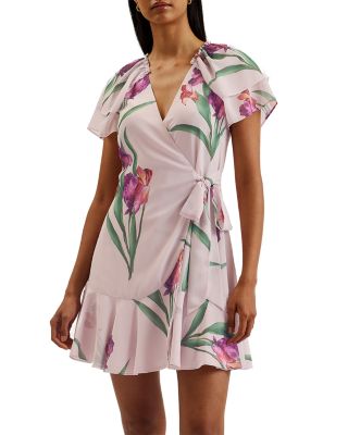 Ted Baker - Angel Sleeve Wrap Mini Dress