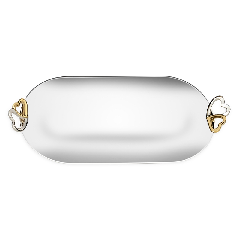 Nambe Amore Trinket Tray In Silver