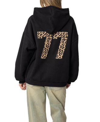 Leopard 77 Oversized Hoodie