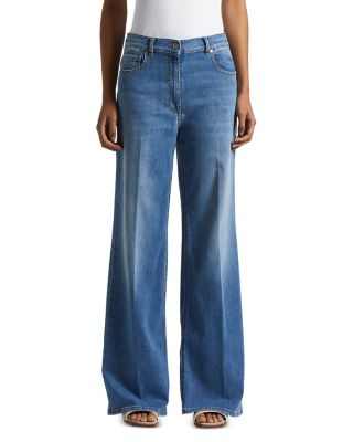 Peserico - Low Rise Denim Pants in Space Blue