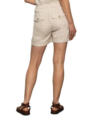 Caravan Linen Cuffed Shorts