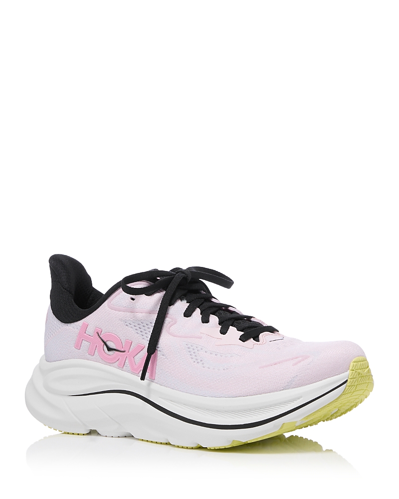 Hoka Clifton 10 Running Shoe In Carnation/starlight Glow