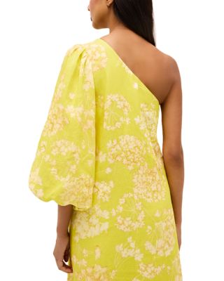 Printed One Shoulder Maxi Dress