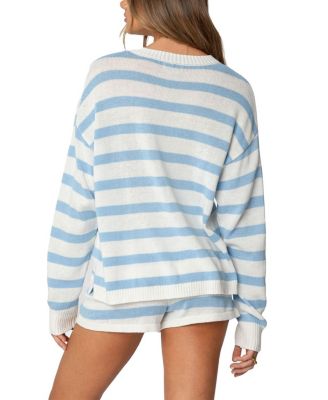 Amaris Oversized Striped Knit Sweater