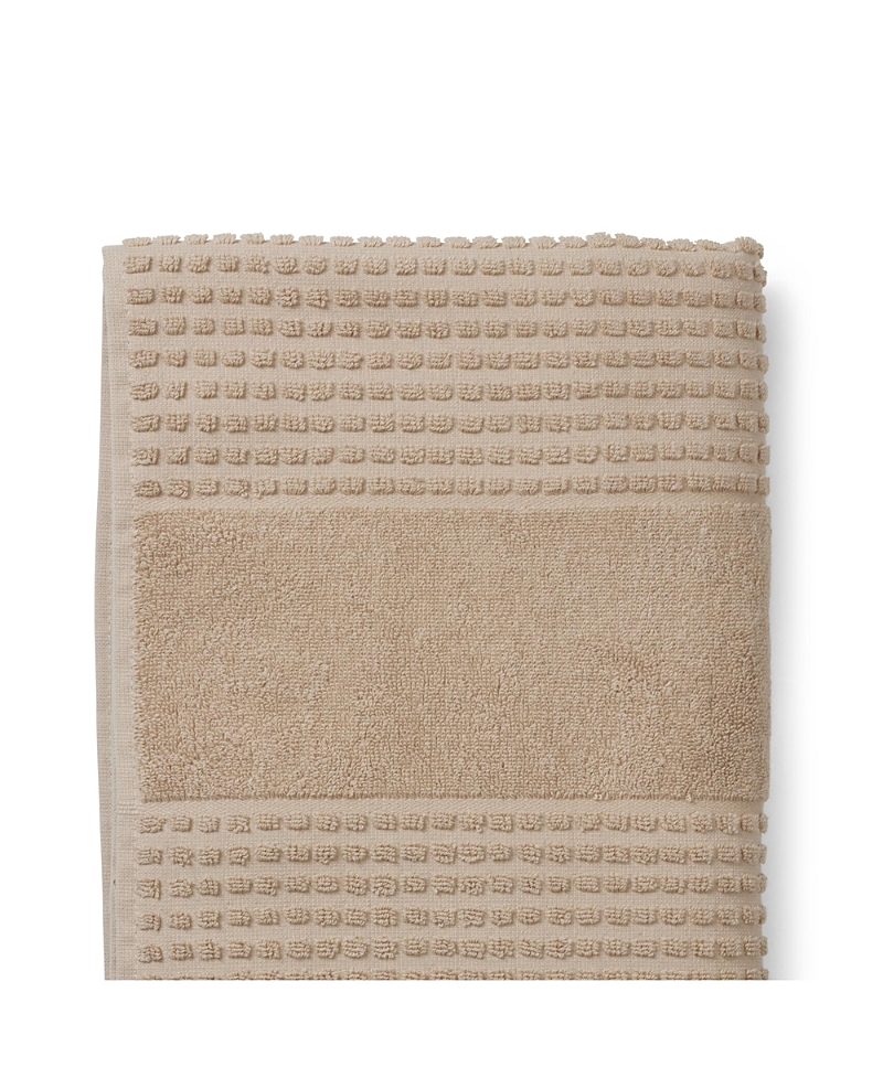 Juna Check Towels Bath Sheet In Sand