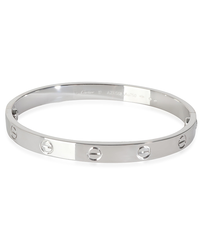 Pre-owned Pre-owned Cartier Cartier Love 18k White Gold Bracelet