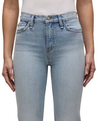 Remi High Rise Straight Ankle Jeans in Sprinkle Destructed