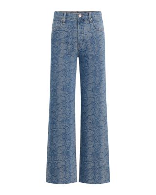 Rosie High Rise Ankle Wide Leg Jeans in Venom