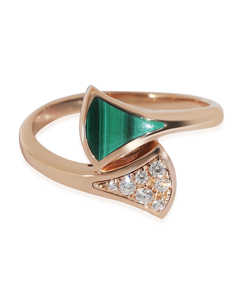 Pre-owned Pre-owned Bvlgari Bvlgari Diva's Dream 18k Yellow Gold Ring In K Gold