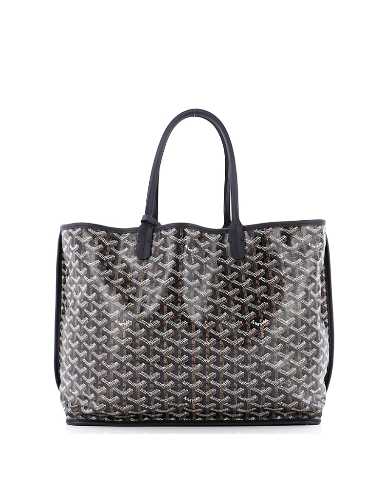 Pre-owned Pre-owned Goyard  Goyard Pm Anjou Reversible Tote Coated Canvas In Black