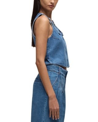 Boxy Denim Vest