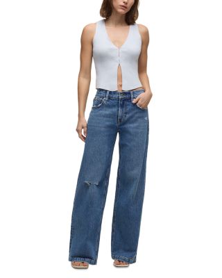 Rylee Low Rise Loose Jeans in Radical