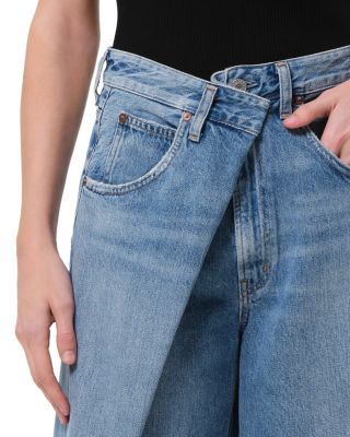 Vana Fold Wide Leg Jeans in Mantra