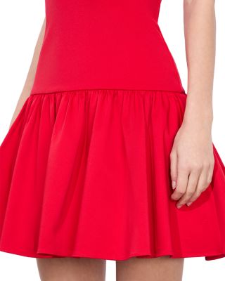 Oriana Strapless Drop Waist Mini Dress