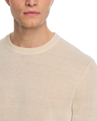 Linen Blend Crewneck Sweater