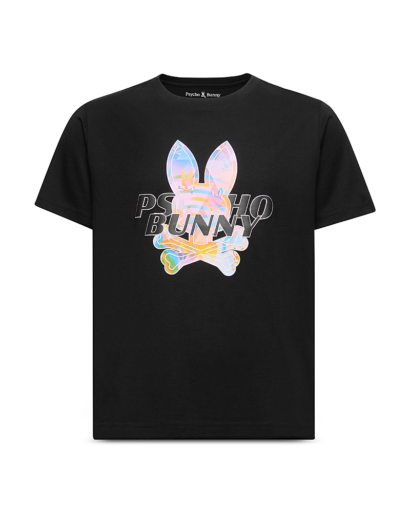 Shop Psycho Bunny Unisex Milos Graphic Tee - Little Kid, Big Kid In Black