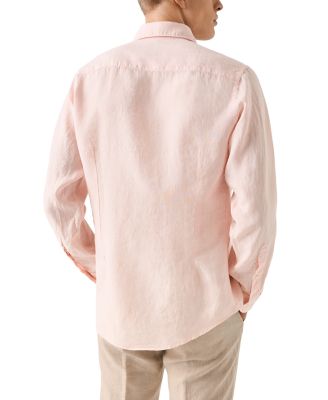 Slim Fit Solid Linen Shirt