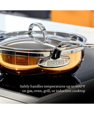 CopperBond&amp;reg; 3.5-Quart Induction Copper Essential Pan with Lid