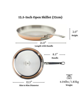 CopperBond&amp;reg; 12.5&amp;quot; Induction Copper Skillet