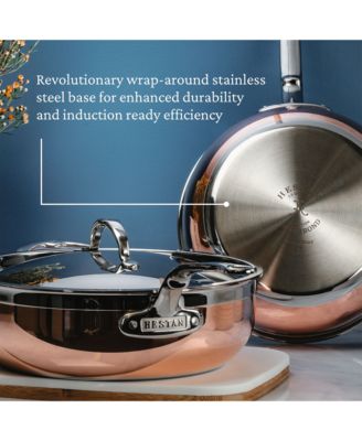 CopperBond&amp;reg; 3.5-Quart Induction Copper Essential Pan with Lid