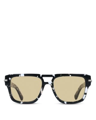 Double Bridge Square Sunglasses, 56mm
