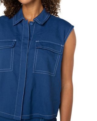 Sleeveless Cargo Shirt