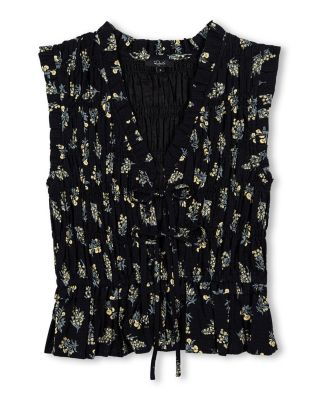 Martine Crinkled Cropped Top 