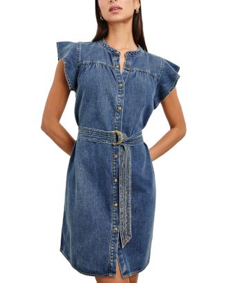 rails denim shirt dress WOMEN'S | DENIM