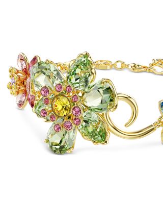 Idyllia Multicolor Crystal Flower Bracelet 