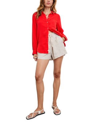 Ellis Cotton Gauze Button Down Shirt  