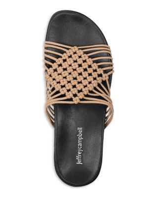 Women's Plait Strappy Slide Sandals