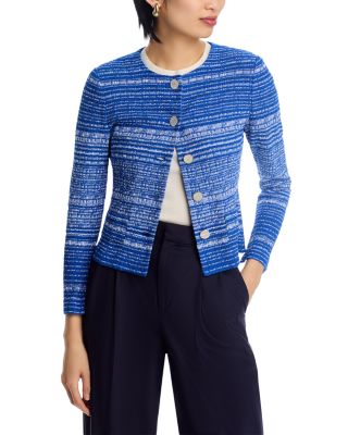 Misook - Melange Tweed Knit Jacket