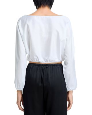 Yoko Long Sleeve Blouson Top