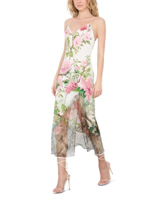 Julietta Cutaway Lace Trim Dress