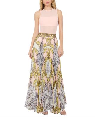 Katz Pleated Maxi Skirt