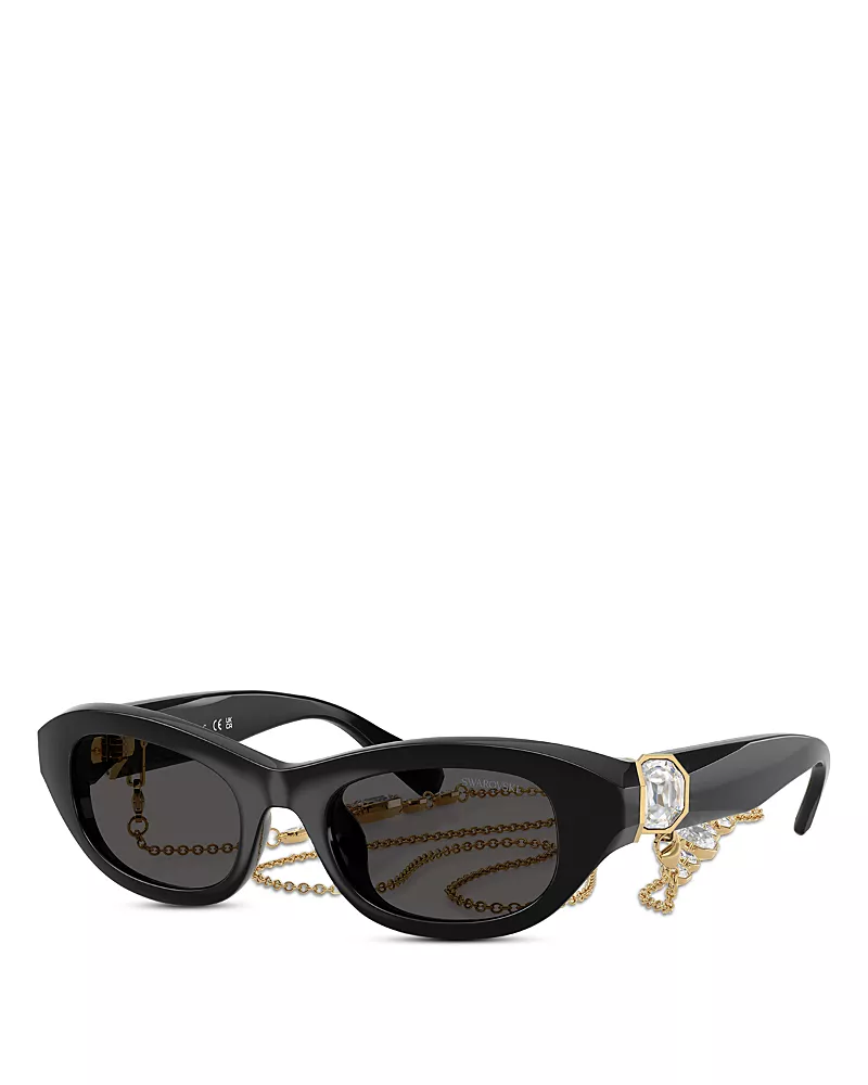 Swarovski Pillow Sunglasses, 50mm