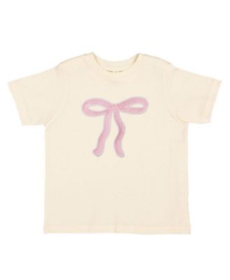 Sweet Wink - Girls' Coquette Bow Patch Short Sleeve T-Shirt - Little Kid, Big Kid