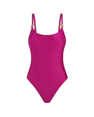 Remi Shimmer Basic One Piece Swimsuit