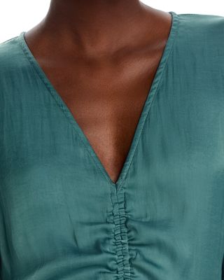 Aimee Ruched Midi Dress