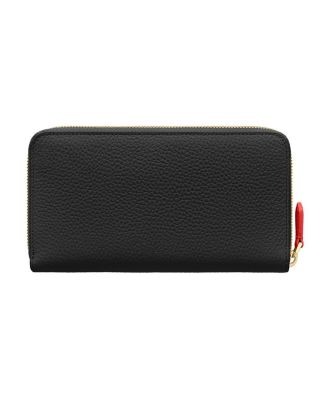 Long Leather Zip Wallet
