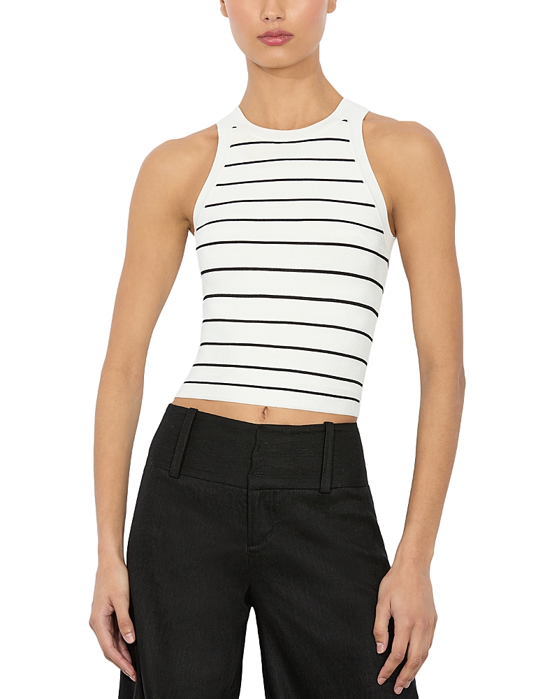 Alice and Olivia Rydel Striped Tank Top Alice and Olivia Rydel Striped Tank Top