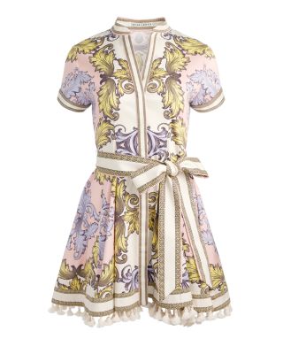【Alice+Olivia】LUCY ベルト付 刺繍レース ミニ丈 シャツドレス CC505D18534A127_01.jpg?sw=550&