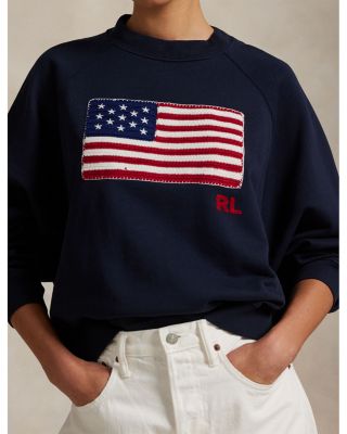 Ralph Lauren Lauren Ralph Lauren Logo Flag French Terry